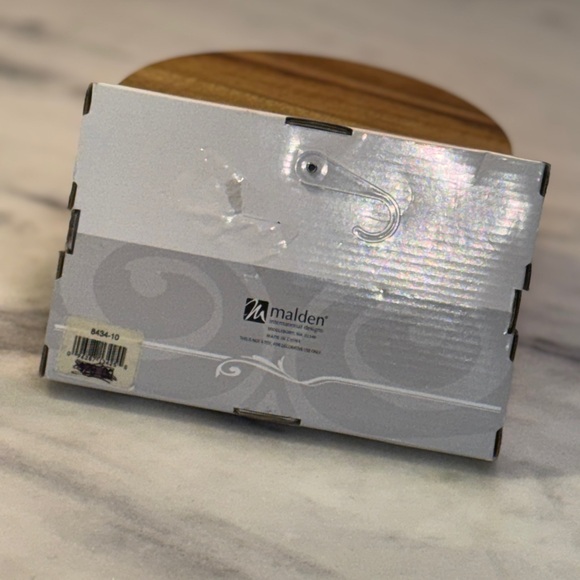 Malden White and Gold Joy Picture Frame for the Holidays Christmas - Picture 3 of 3